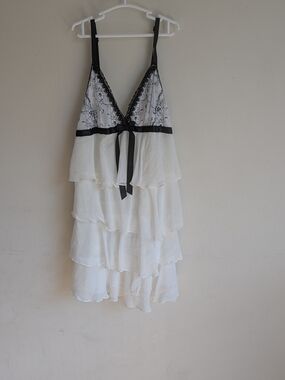 In Bloom White Sheer Layered Camisole